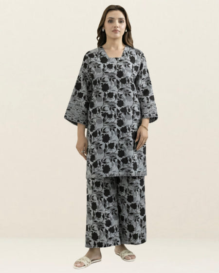 2PC Lawn Unstitched Code : 01