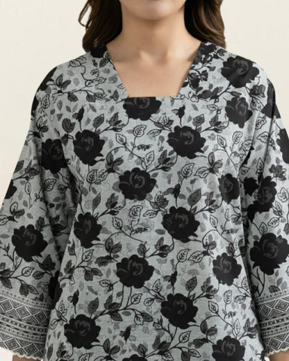 2PC Lawn Unstitched Code : 01