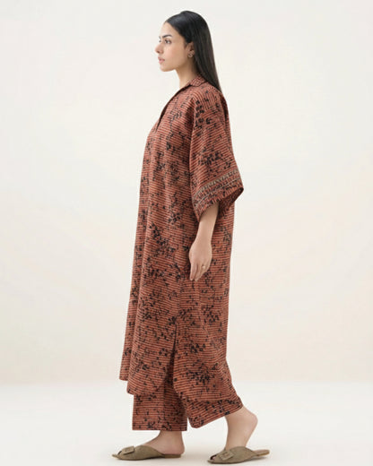 2PC Lawn Unstitched Code : 08