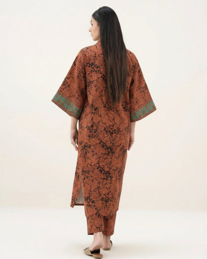 2PC Lawn Unstitched Code : 08