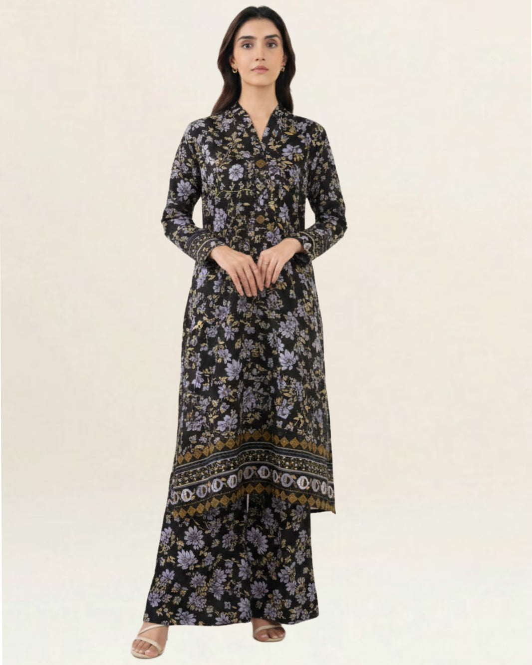 2PC Lawn Unstitched Code : 09