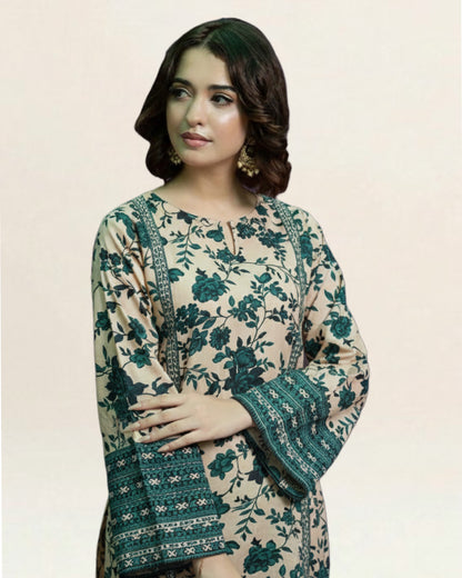 2PC Lawn Unstitched Code : 13