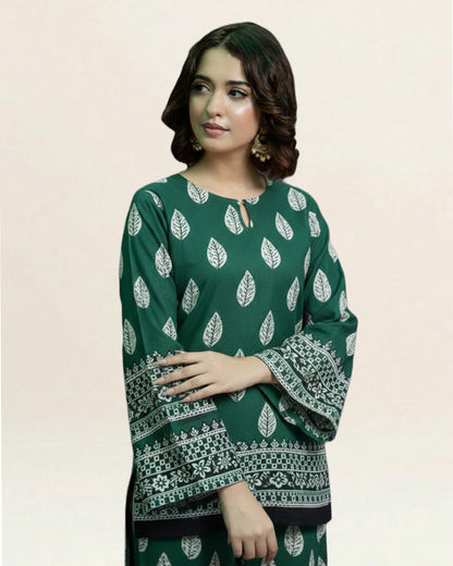 2PC Lawn Unstitched Code : 12