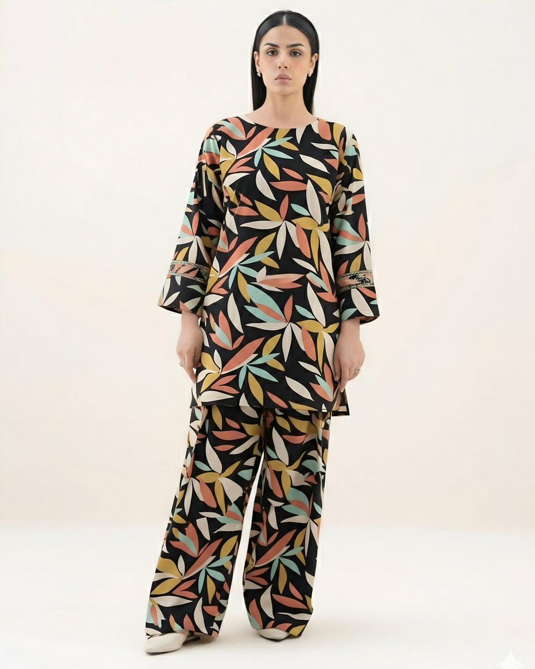 2PC Lawn Unstitched Code : 19