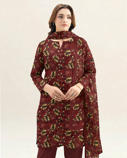 2PC Lawn Unstitched Code : 20
