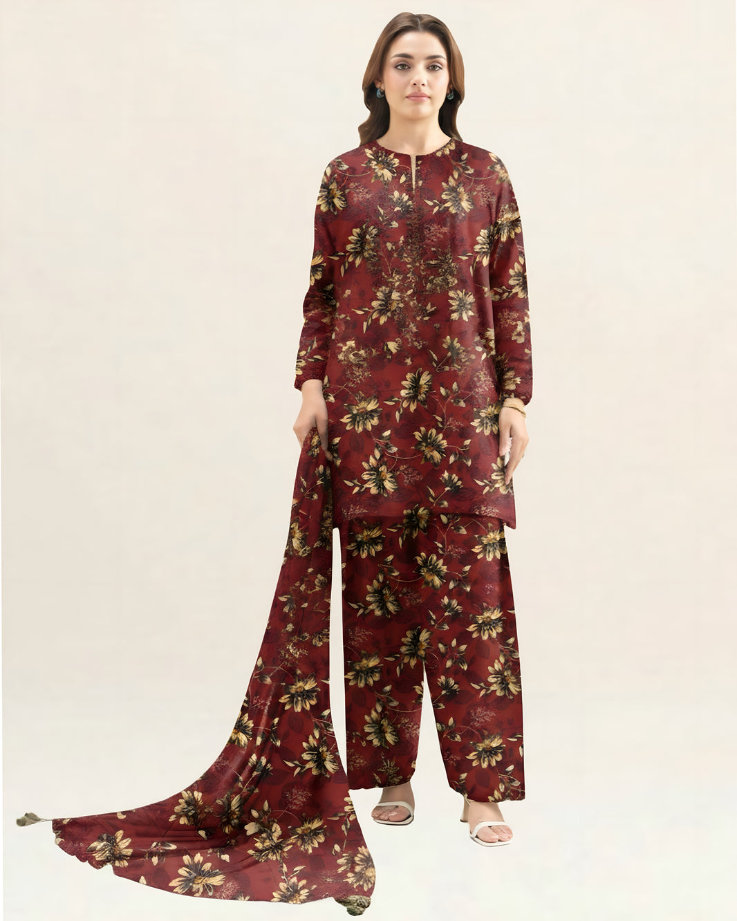 2PC Lawn Unstitched Code : 20