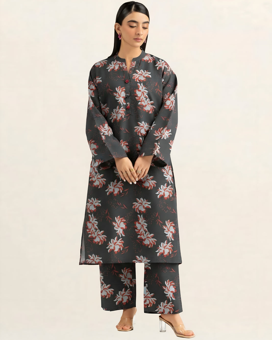 2PC Lawn Unstitched Code : 30