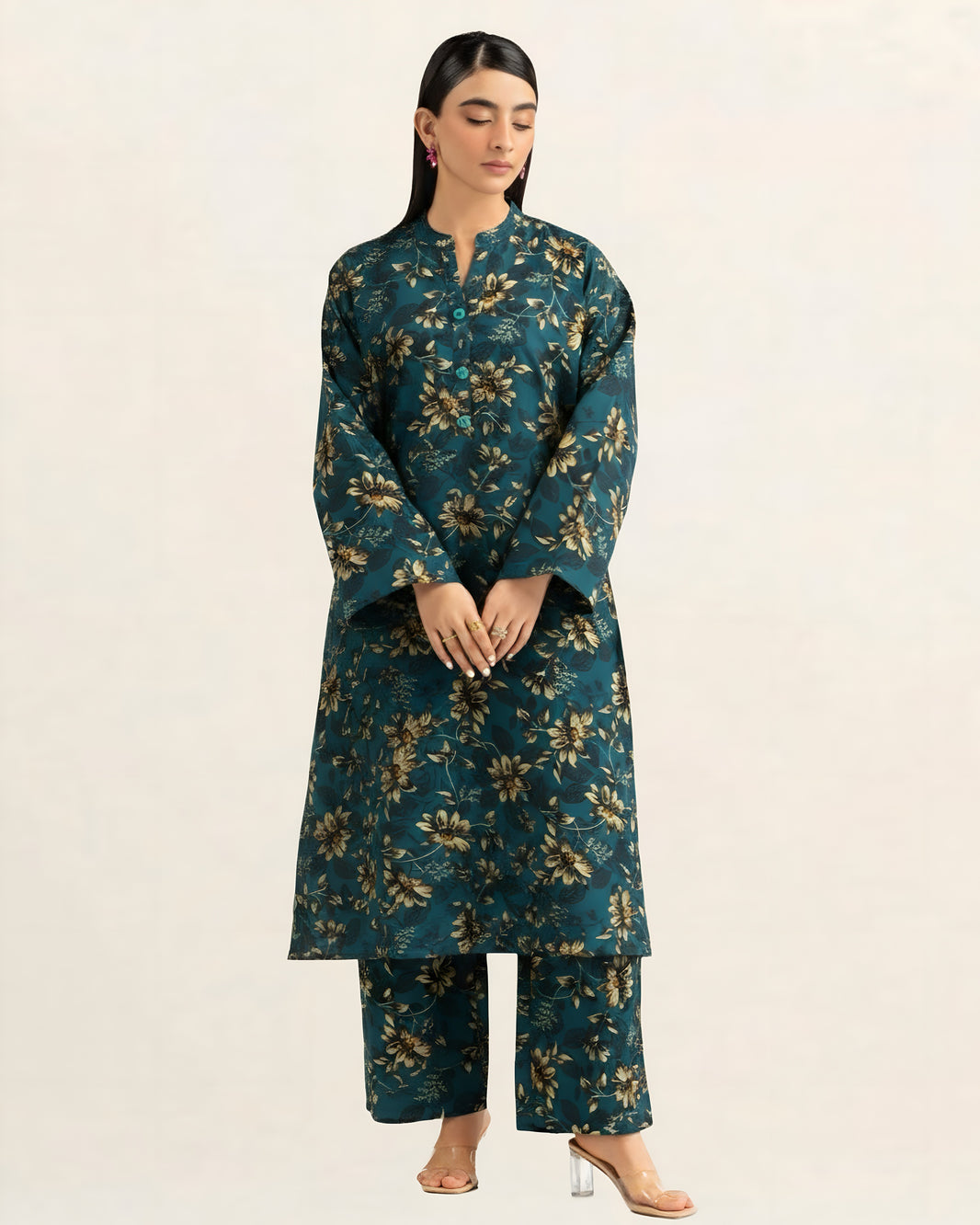 2PC Lawn Unstitched Code : 29