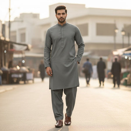 Booski Fabric ( Grey )